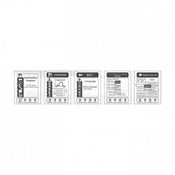 TANZO E23 - автоматический автоклав B-класса, быстрый цикл, 23 л, Woson