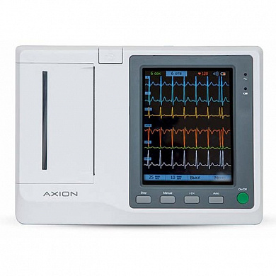 Электрокардиограф ЭК3ТЦ-3/6-04 «Аксион» без передачи ЭКГ по сети и с функцией автоматического пространства синдромального заключения