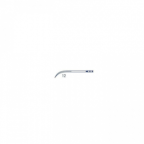 Игла хирургическая 12, серии AV-590 полуизогнутая Medicor