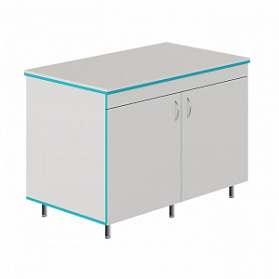 Закрытый стол для работы стоя со столешницей из монолитной керамики СЛЗ НВК 1200 МОН Закрытый стол для работы стоя со столешницей из монолитной керамики СЛЗ НВК 1200 МОН