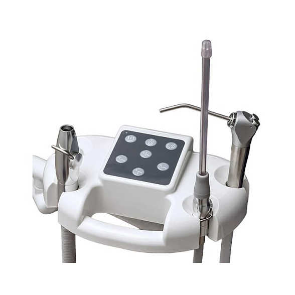 Комплект Woson: стоматологическая установка WOD550 + автоклав TANZO C23 NEW (23 л) + дистиллятор Drink (4 л) + запечатывающее устройство SEAL 100 (SELINA) + аппарат для смазки и чистки наконечников LUB909