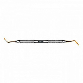 Инструмент для снятия зубных отложений (очиститель) GOLD (арт 1709 TiN) FABRI