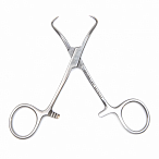 Зажим для операционного белья (цапка) по Бакхаузу-Кохеру, 11 см