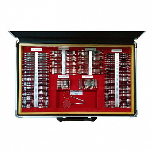 Набор пробных линз ALMAS MT-266 на 267 линз (серебро) с поверкой