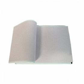 Лента диаграммная складывающаяся термочувствительная для кардиографа Schiller АТ-2 типоразмер 210х280х215 мм, Россия