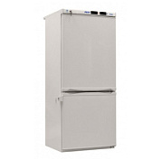 Холодильник комбинированный лабораторный ХЛ-250 ПОЗиС (170/80 л) с дверями из металлопласта, серебро