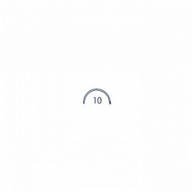 Игла хирургическая 10, серии PB-001 полукругая 1/2 окружности Medicor