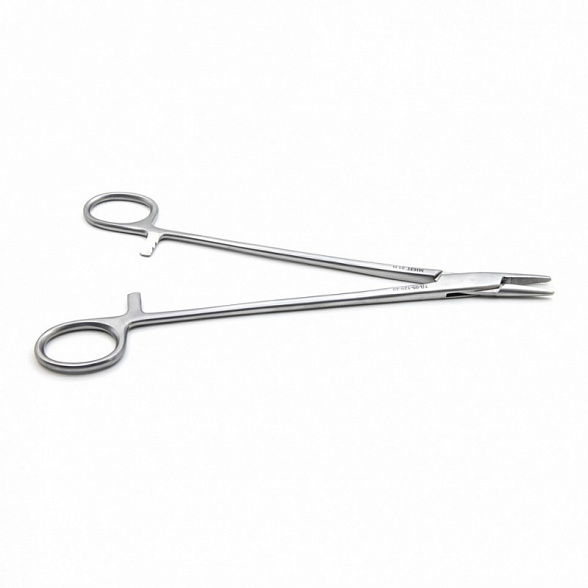 Иглодержатель MAYO-HEGAR, сосудистый, прямой, 200 мм (И-10-5р), МИЗТ