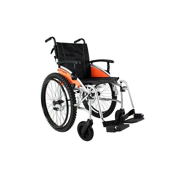 Кресло-коляска Excel G-Lite Pro 24 с широкими приводными колёсами Excel mobility