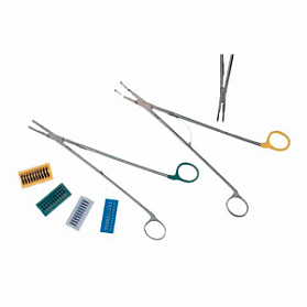 Клипаппликаторы для больших клипс ABSOLOK-11 многоразовые, Ethicon (длина клипаппликатора - 18,5 см)