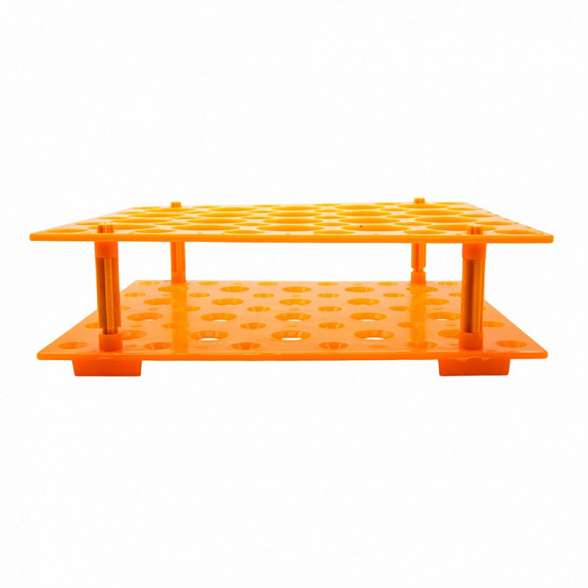 Штатив для пробирок универсальный 15 мл (30 гнезд) / 50 мл (20 гнезд), оранжевый