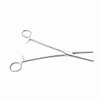 Зажим гинекологический к/о зубчатый прямой №3 220 мм
