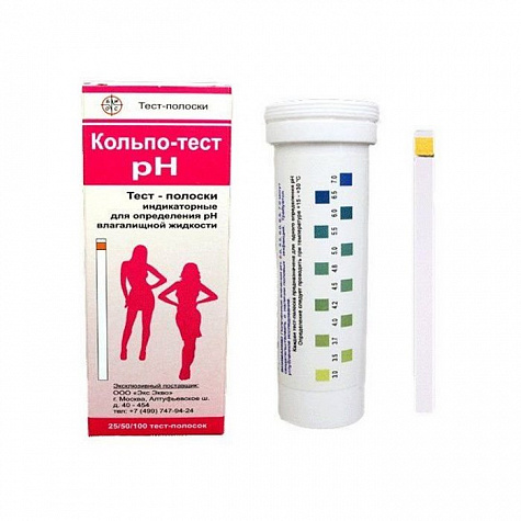 Тест-полоски Кольпо-тест рH №100