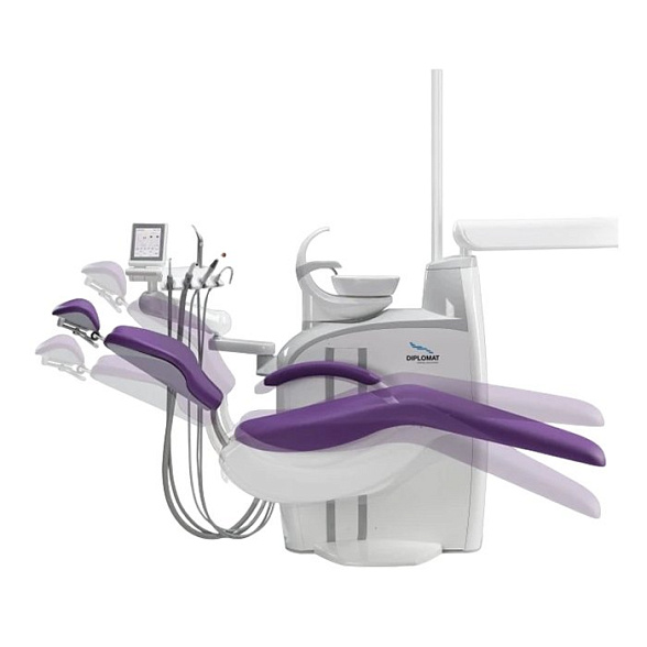 Diplomat Adept DA370 - стационарная стоматологическая установка с верхней подачей инструментов