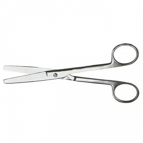 Ножницы тупоконечные прямые, 160 мм