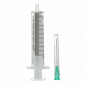Шприц 10 мл ДВУХКОМПОНЕНТНЫЙ SFM, одноразовый стерильный с иглой 0,80х40-21Gx1 1/2", 30 шт