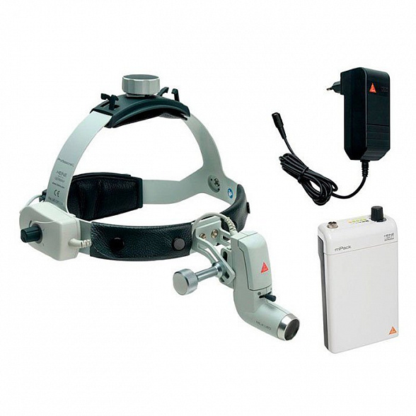 Осветитель медицинский налобный ML4 LED c mPack и трансформатором Heine