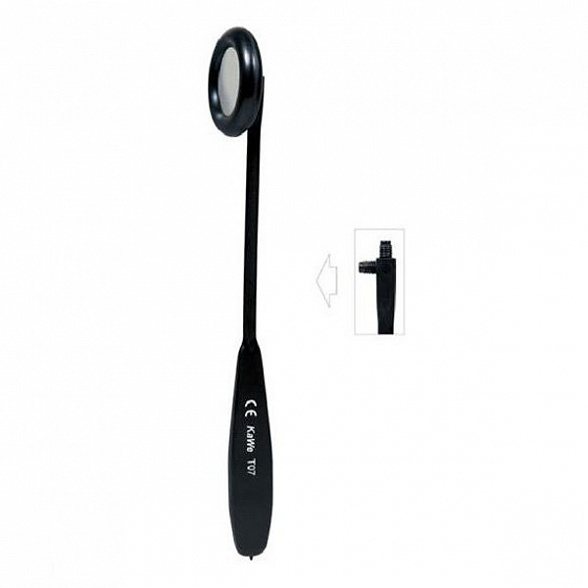 Молоточек БАБИНСКИ дискообразный вес 70г, гибкая рукоятка из пластика с резьбой, KaWe