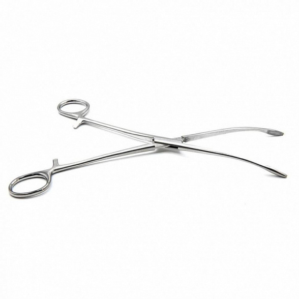 Корнцанг изогнутый для детей, 228 мм, Surgiwell