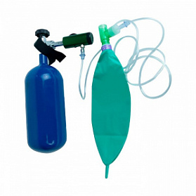 Кислородный редуктор с дыхательным контуром