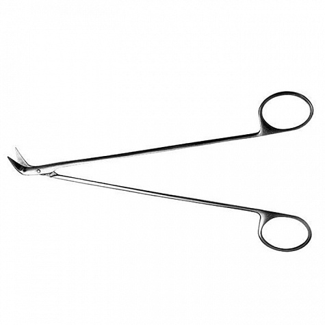 Ножницы горизонт. изогнутые, остроконечные, детские, №1, 175 мм