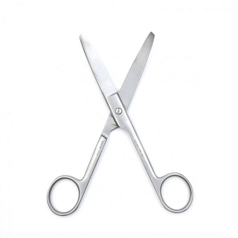 Ножницы STANDARD, тупоконечные вертикально-изогнутые, 160 мм (Н-166р), МИЗТ