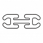 BLAKE Drain плоский, пазы на всем протяжении Ethicon (10 мм)