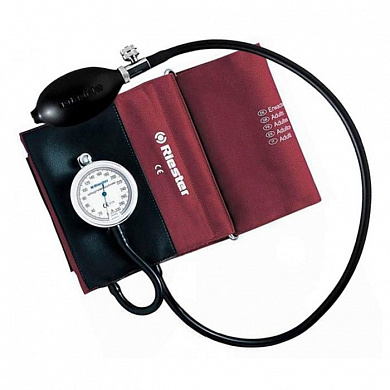 Механический тонометр Sphygmotensiophone, манжета из хлопка с кольцом детская, Riester