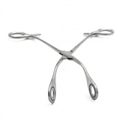 Щипцы геморроидальные окончатые изогнутые 215 мм