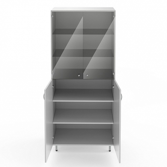 Двухсекционный шкаф для документов НВ-800 ШД