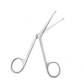 Щипцы медицинские HARTMANN,тампонные ушные №1, изогнутые по ребру, 125 мм (Щ-44р), МИЗТ