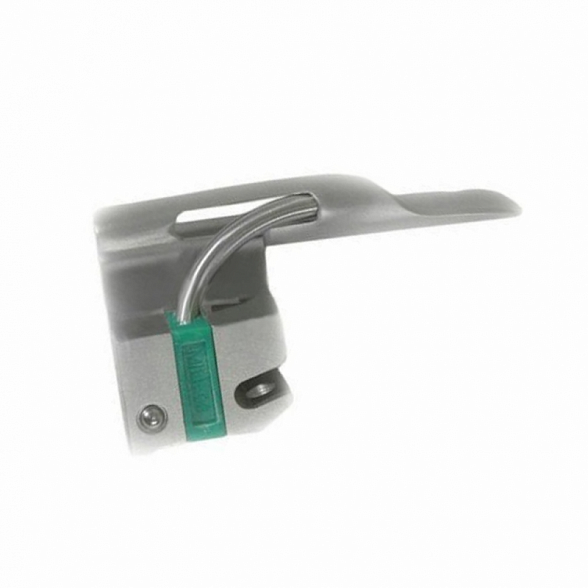 Ларингоскоп с набором клинков Miller фиброоптический (№ 00, 0, 1, 2) на батарейках, LED лампа , прямой клинок