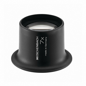 Лупа техническая часовая плосковыпуклая Eschenbach Watchmaker's magnififers, диаметр 25 мм, 7.0х, 27.7 дптр