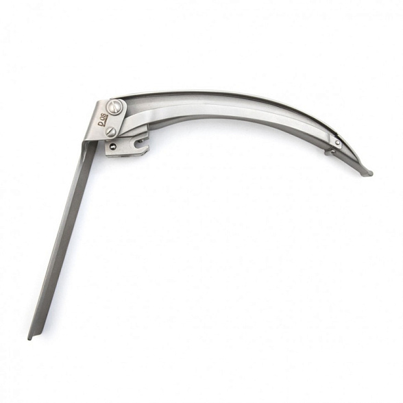 Клинок ларингоскопа MEGALIGHT FLAPLIGHT №4 F. O. с подвижным наконечником, с интегрированным световодом KaWe