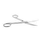 Ножницы с двумя острыми концами изогнутые 140мм