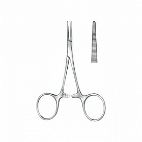 Зажим кровоостанавливающий по HARTMANN (Хартманн), прямой, 10 см KLS Martin