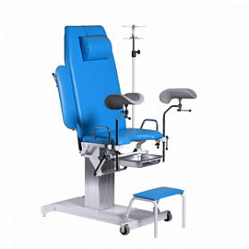 Кресло гинекологическое КГ-03 (изменение углов наклона спинки и сиденья при помощи пневмопружин, изменение высоты сиденья (700/1060мм) при помощи электрического привода)