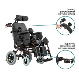 Кресло-коляска инвалидная механическая Ortonica Luxe 200