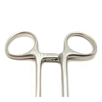 Зажим кровоостанавливающий зубчатый изогнутый N 3 270мм