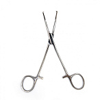 Зажим кровоостанавливающий, одно- и двузубый, зубчатый, изогнутый №2, 165 мм. Surgiwell