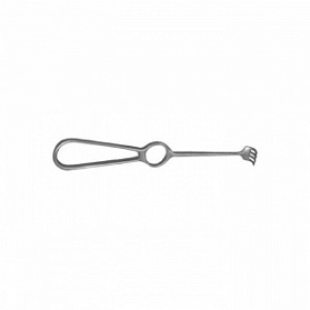 Крючок хирургический четырехзубый тупой № 1