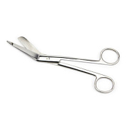 Ножницы для разрезания повязок с пуговкой горизонтально изогнутые, 185 мм ПТО Медтехника
