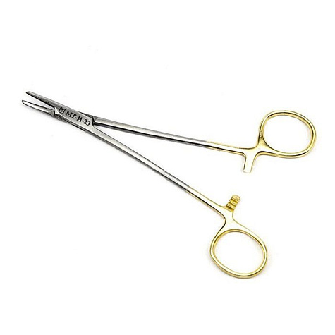 Иглодержатель сосудистый, армированный твердым сплавом, 150 мм ПТО Медтехника