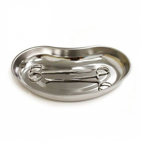 Лоток почкообразный ЛМП - "МЕДИКОН" 260х160х32 (AISI 430)