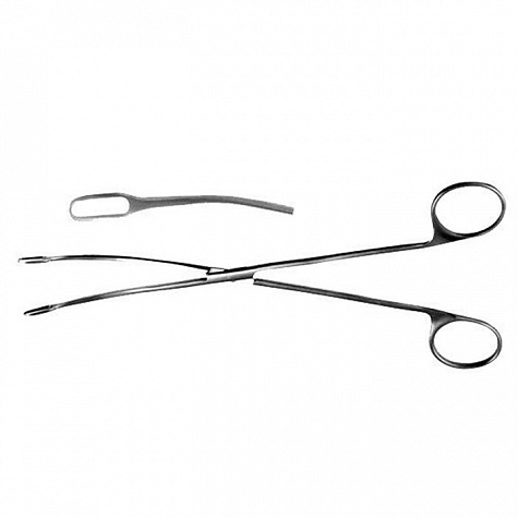 Щипцы для желчных и почечных камней вертикально- изогнутые № 3 220 мм