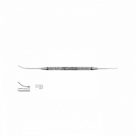Крючок микрохирургический по VARADY № 3, круглая ручка ПТО Медтехника