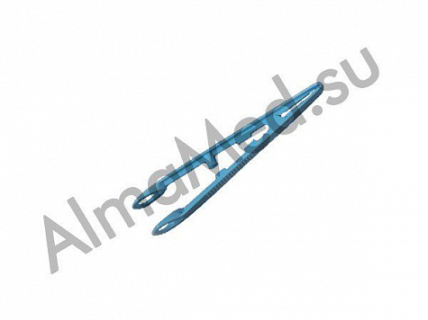 Пинцет ОКОНЧАТЫЙ для тампонов стерильный: 125 мм, Россия (Оптовая цена)