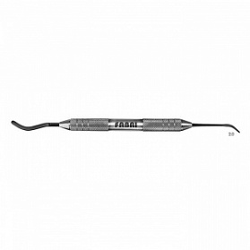 1302F Black Двухсторонняя серповидная гладилка, FABRI серия BLACK