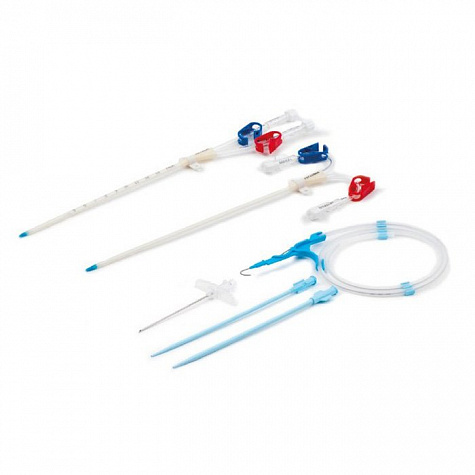 Набор одноходового диализного катетера 11F 18 см, Balton (проводник прямой)