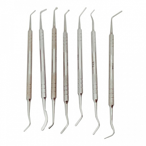 Набор инструментов для пломбирования зубов (7 шт.)